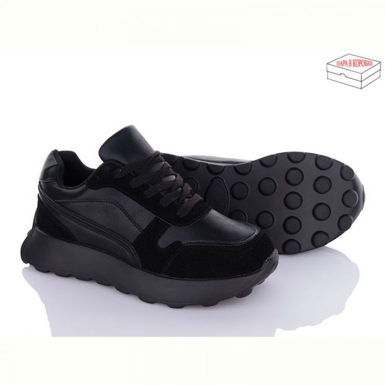 Купить Кроссовки Ailaifa 2399 all black на obuv-plus.com.ua