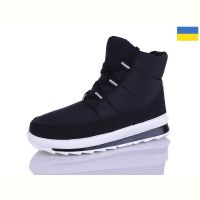 Купить Дутики Demur 1118 чорний-білий на obuv-plus.com.ua
