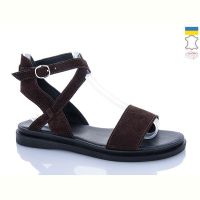 Купить Босоножки Garti 145 корич замш на obuv-plus.com.ua
