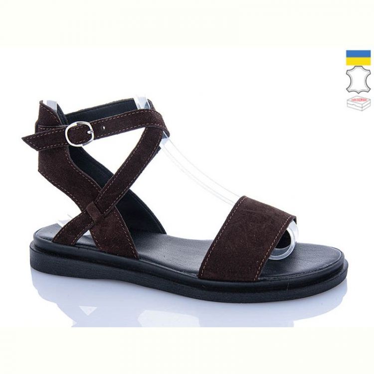 Купить Босоножки Garti 145 корич замш на obuv-plus.com.ua