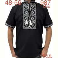 Купить Вышиванка Надийка ND768-987 black на obuv-plus.com.ua