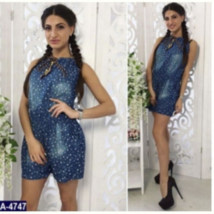 Купить Комбинезон Valentina A4747 blue на obuv-plus.com.ua