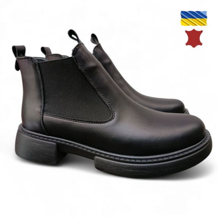 Купить Ботинки DvaShoes LS-2007 black на obuv-plus.com.ua