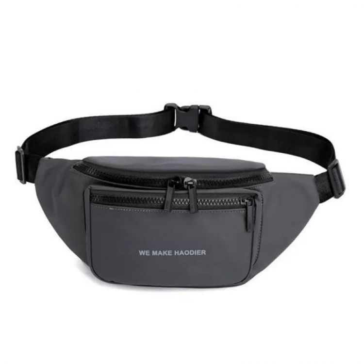 Купить Бананка Fashion Bag KK125-2 grey на obuv-plus.com.ua