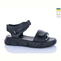 Купить Босоножки Garti 2136 чорний шкіра на obuv-plus.com.ua