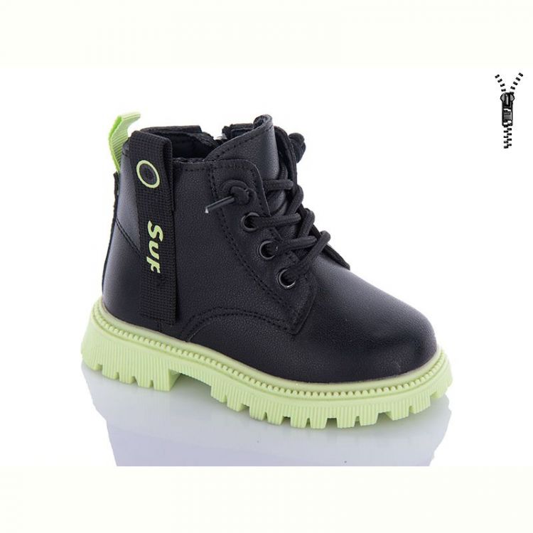 Купить Ботинки Clibee GP710 black-green на obuv-plus.com.ua