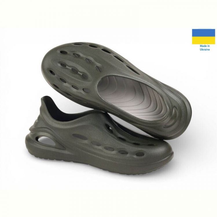 Купить Кроксы Gipanis CM137 хакі на obuv-plus.com.ua