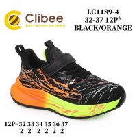 Купить Кроссовки Clibee Apa-LC1189-4 black-orange на obuv-plus.com.ua