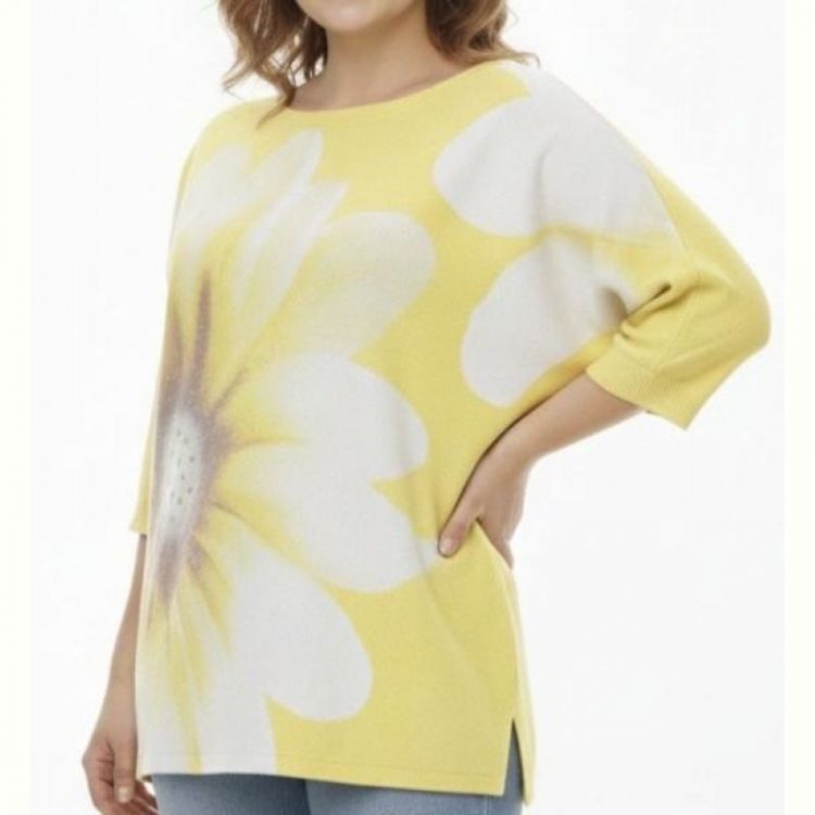 Купить Свитер Elena&Vika 26127 yellow на obuv-plus.com.ua