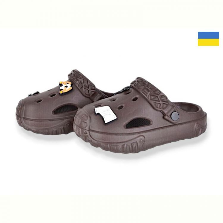 Купить Кроксы Verta 3001 коричневий на obuv-plus.com.ua