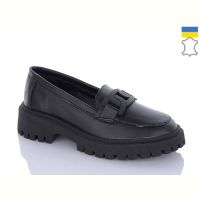 Купить Туфли Garti 417 чорний шкіра на obuv-plus.com.ua