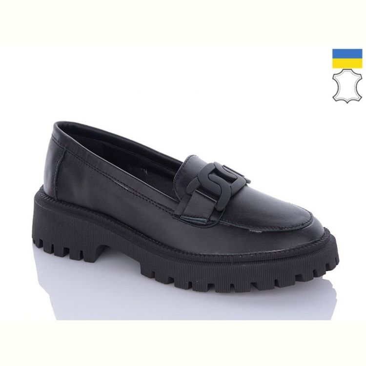Купить Туфли Garti 417 чорний шкіра на obuv-plus.com.ua