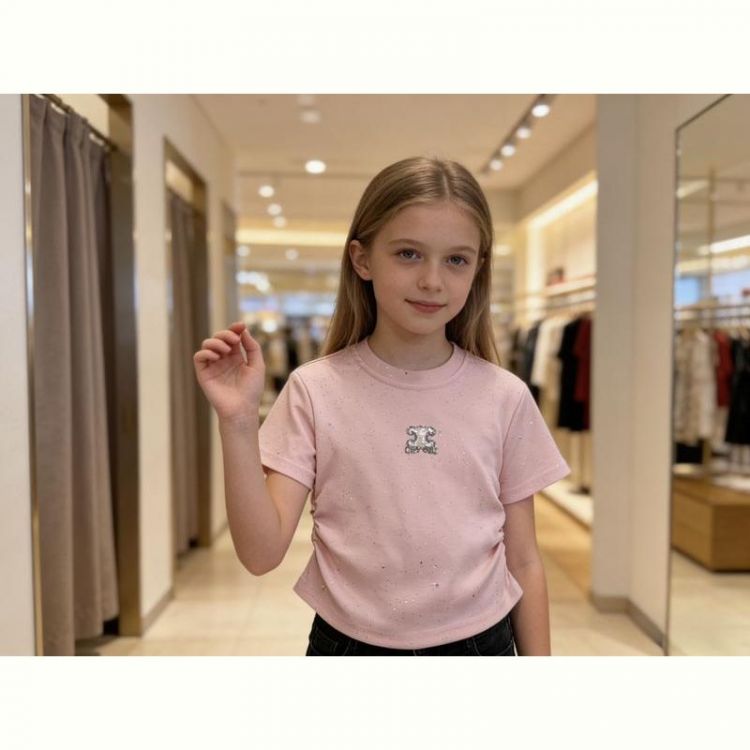 Купить Футболка Fili kids 5853 pink на obuv-plus.com.ua