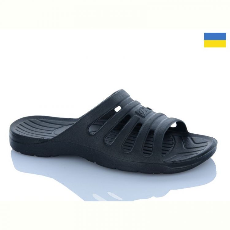 Купить Шлепанцы DeMur 6104 чорний на obuv-plus.com.ua