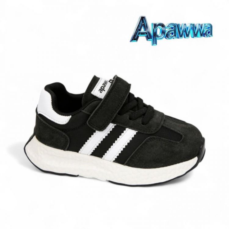 Купить Кроссовки Apawwa Ap-ABC2721 black на obuv-plus.com.ua