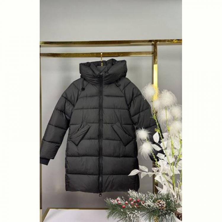 Купить Куртка Delfinka YS86 black на obuv-plus.com.ua