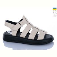 Купить Босоножки Sali 263 бежевий к чор-п. на obuv-plus.com.ua