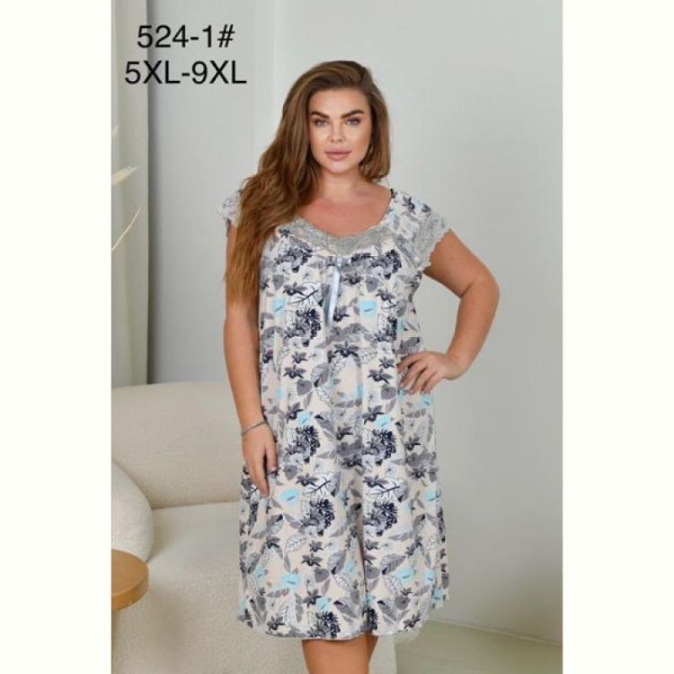 Купить Ночнушка Fili Wear 524-1 grey на obuv-plus.com.ua
