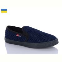 Купить Слипоны Inblu Сітка синій на obuv-plus.com.ua