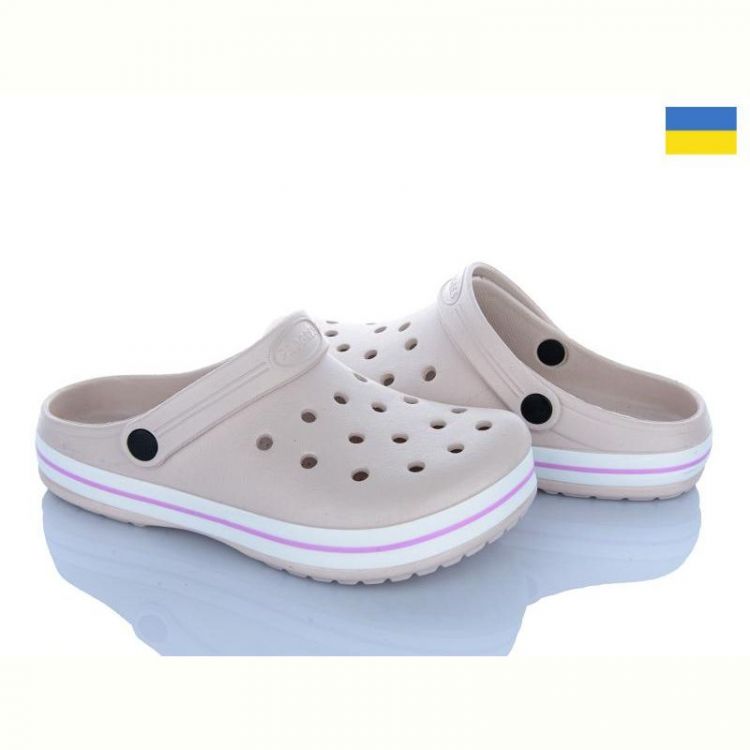 Купить Кроксы Golden Lion 324 бежевий на obuv-plus.com.ua