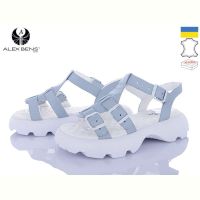 Купить Босоножки Alex Bens 10545-45 блакитний на obuv-plus.com.ua