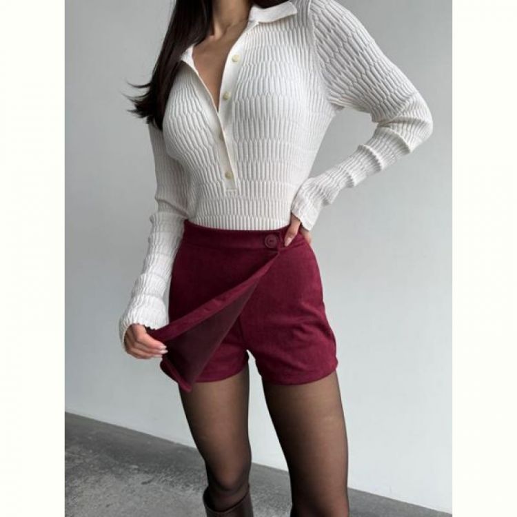 Купить Юбка-шорты Arina 1402 wine на obuv-plus.com.ua
