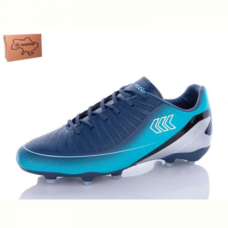 Купить Спорт Restime DMO23027-2 navy-cyan на obuv-plus.com.ua