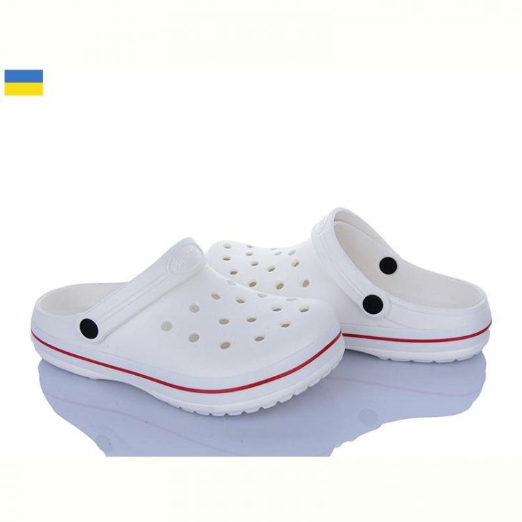 Купить Кроксы Golden Lion 324 білий на obuv-plus.com.ua