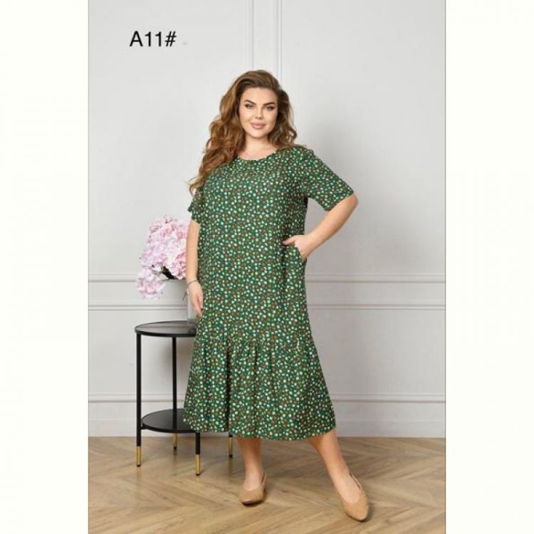 Купить Платье Romeo life A11 green на obuv-plus.com.ua