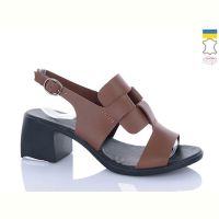 Купить Босоножки Sali 160 карамель чор-п. на obuv-plus.com.ua