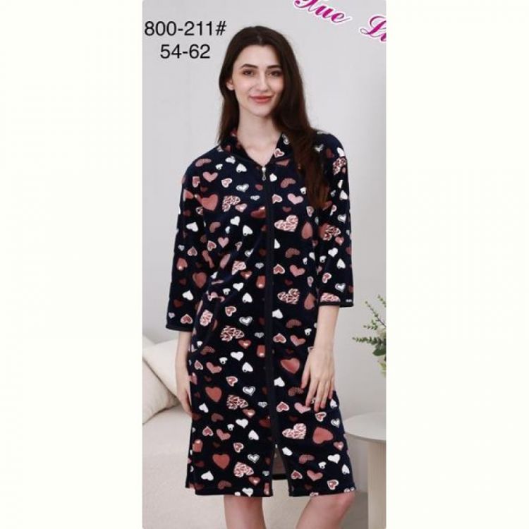 Купить Халат Fili Wear 800-211 navy на obuv-plus.com.ua
