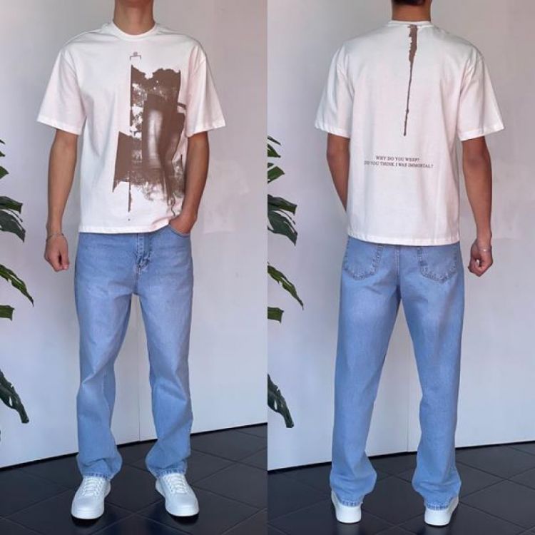 Купить Футболка i8denim 2186 white на obuv-plus.com.ua