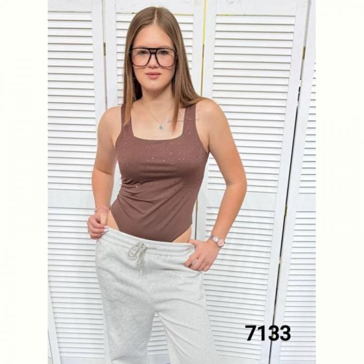 Купить Боди MMC clothes 7133 brown на obuv-plus.com.ua