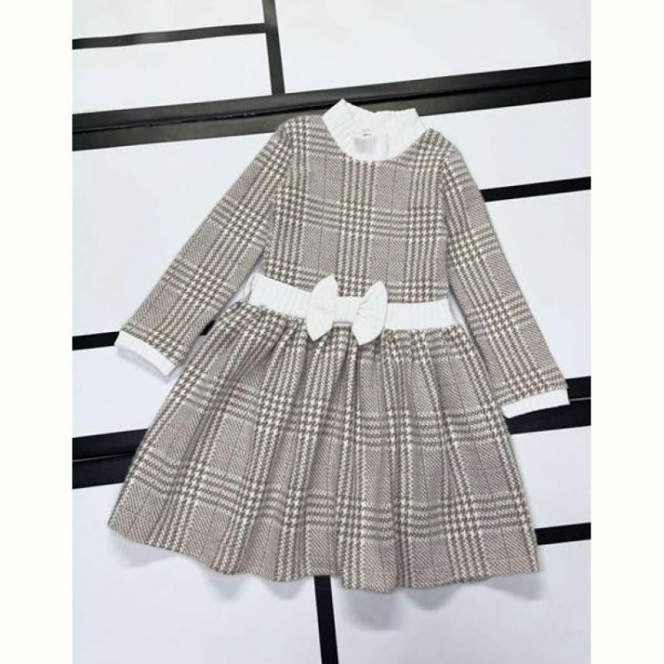 Купить Платье Kosmy 574 beige-white на obuv-plus.com.ua