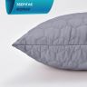 Купить Подушка декоративная Silhouette IDEIA 50х50 см антиалергенное волокно серая на obuv-plus.com.ua