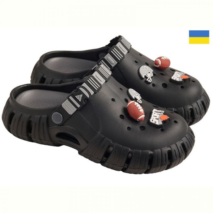 Купить Кроксы Gipanis DS012 чорний на obuv-plus.com.ua