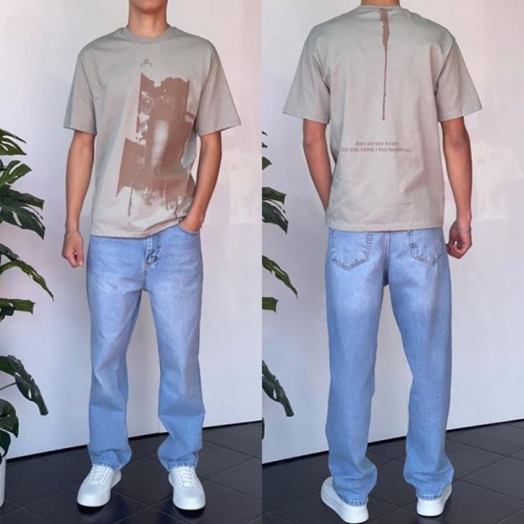 Купить Футболка i8denim 2185 grey на obuv-plus.com.ua