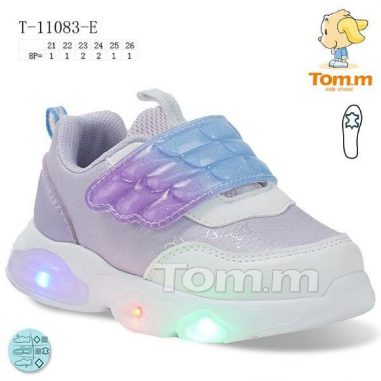 Купить Кроссовки Tom.M 11083E LED на obuv-plus.com.ua