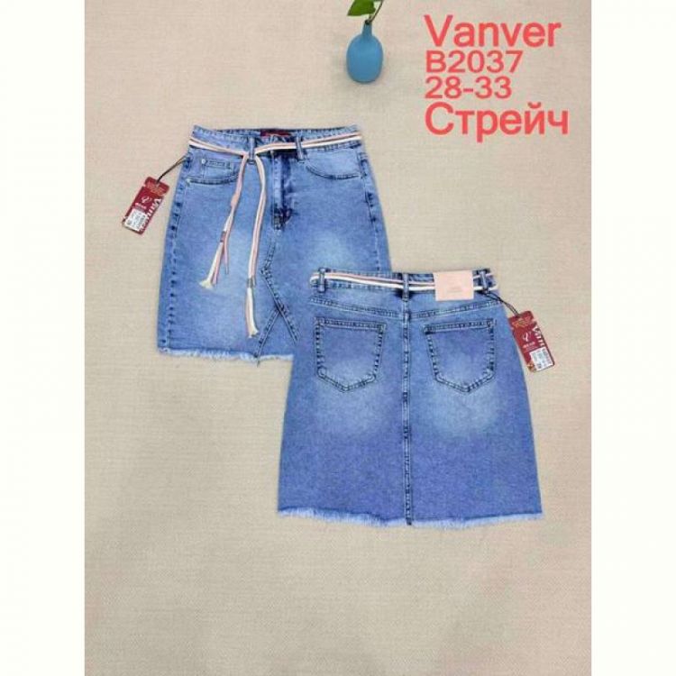 Купить Юбка Vanver B2037 l.blue на obuv-plus.com.ua