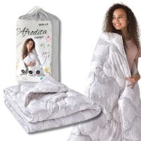 Купить Одеяло Afrodita 155х210 см всесезонное 370 гр/м2 IDEIA искусственный пух, супер мягкое, антиаллергенное принт на obuv-plus.com.ua