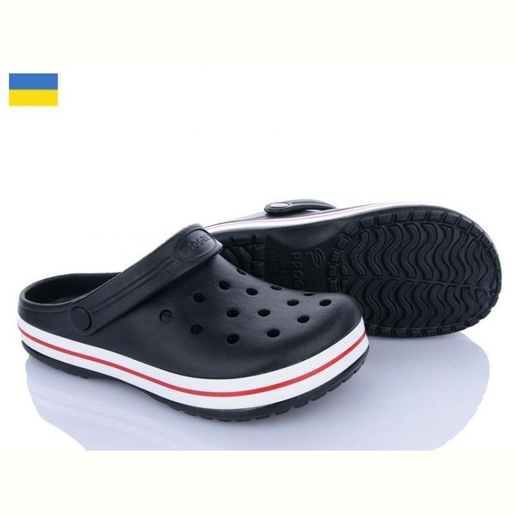 Купить Кроксы Golden Lion 324 чорний на obuv-plus.com.ua