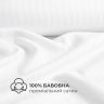 Купить Комплект постельного белья IDEIA евро 200х220 сатин хлопок премиум страйп белый на obuv-plus.com.ua