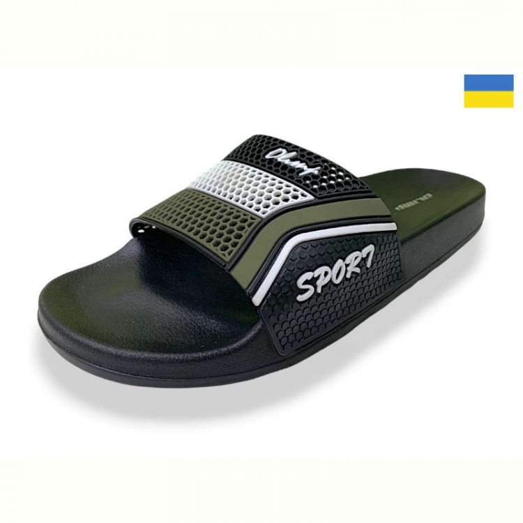 Купить Шлепанцы Олимп M231 хакі на obuv-plus.com.ua