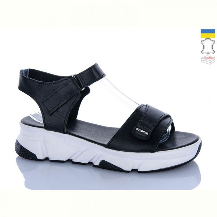Купить Босоножки Sali 701-27 чорний к біл-п. на obuv-plus.com.ua