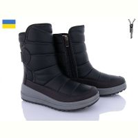 Купить Дутики Lvovbaza Paolla 463-6113 чорний на obuv-plus.com.ua