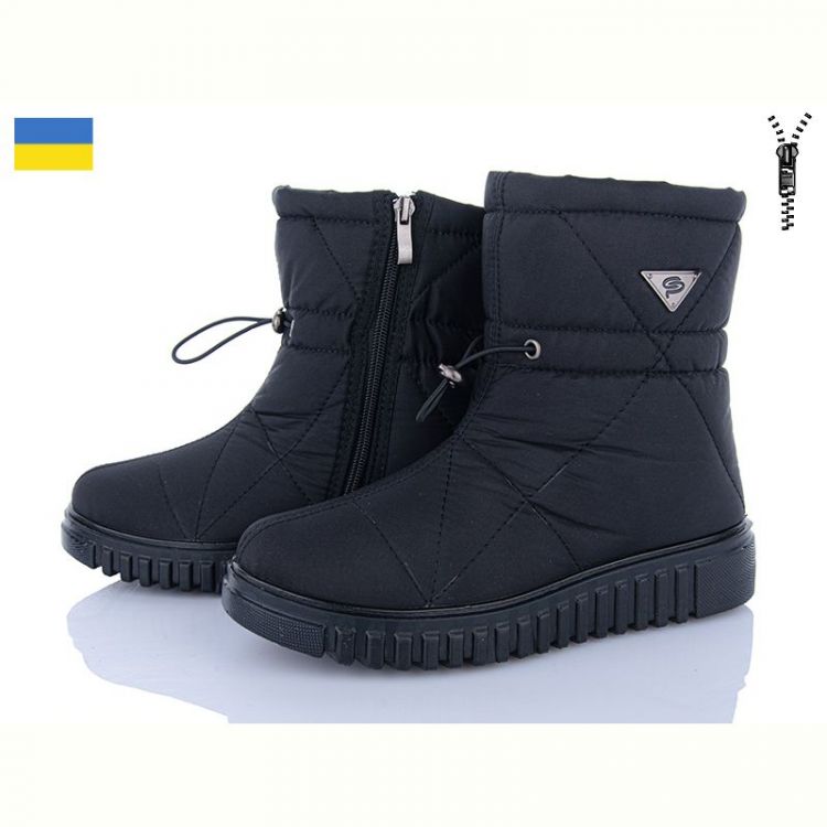 Купить Дутики Paolla 4411 чорний на obuv-plus.com.ua
