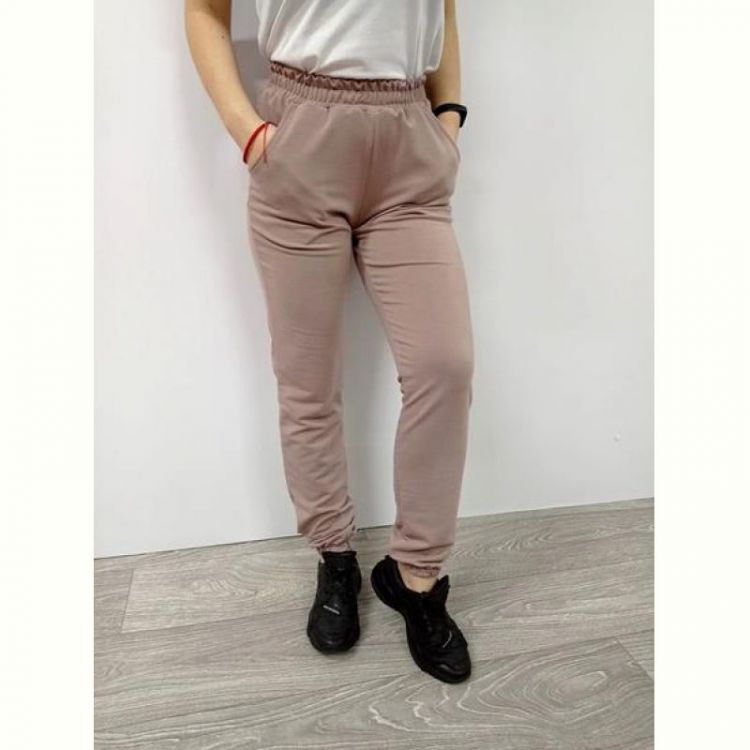 Купить Штаны спорт Sport style 1055 beige на obuv-plus.com.ua