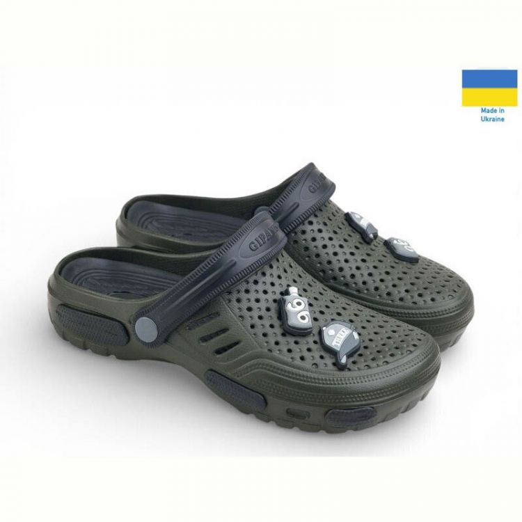 Купить Кроксы Gipanis СД48 хакі на obuv-plus.com.ua