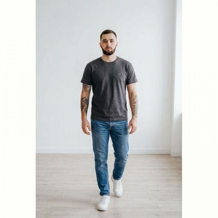 Купить Футболка Sport style 01-1 d.grey на obuv-plus.com.ua