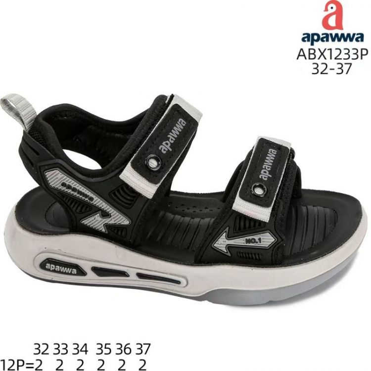 Купить Босоножки Apawwa AM-ABX1233 black на obuv-plus.com.ua